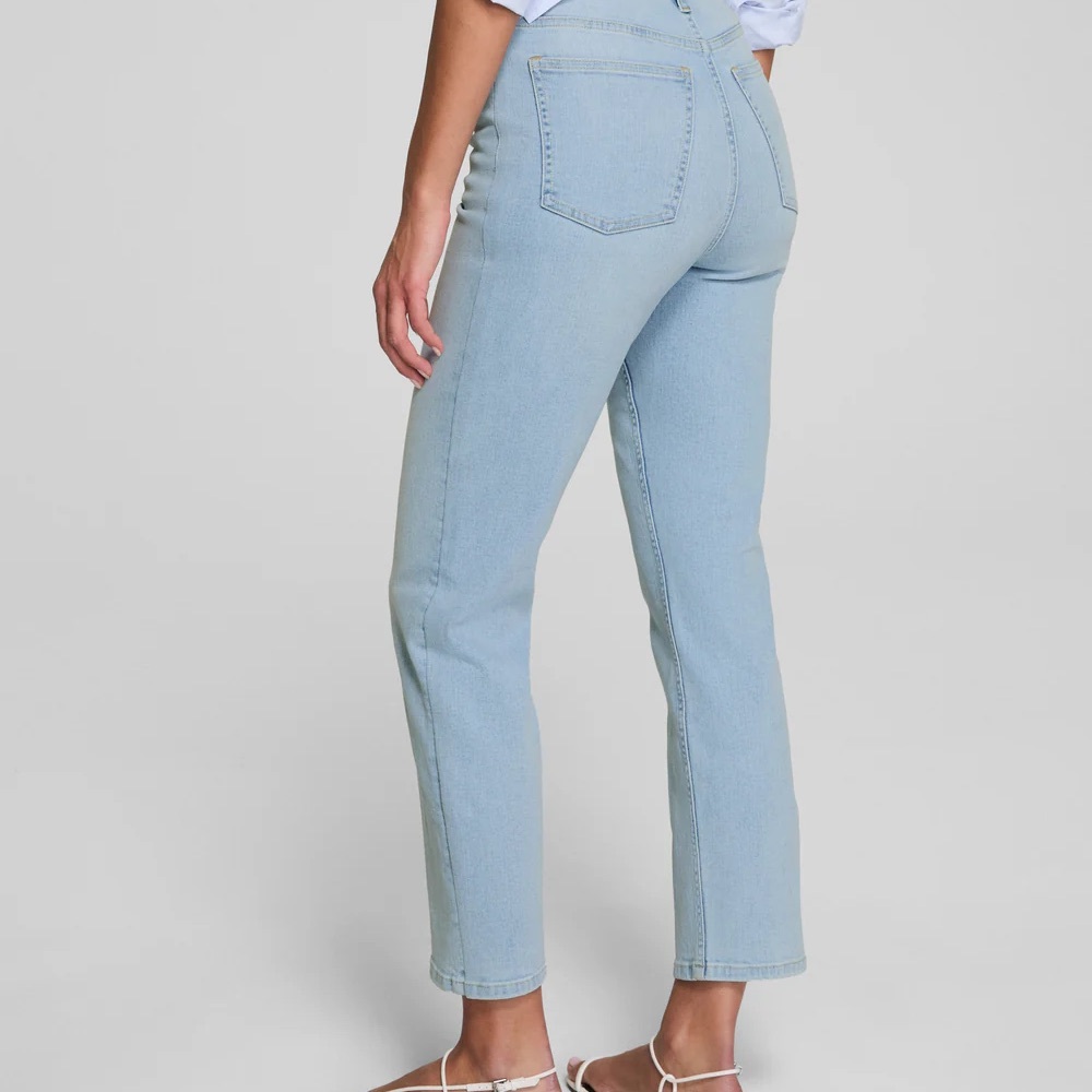 NWT SPANXsculpt ReDefine Slim Straight Jeans | Tidal Blue - Picture 5 of 7